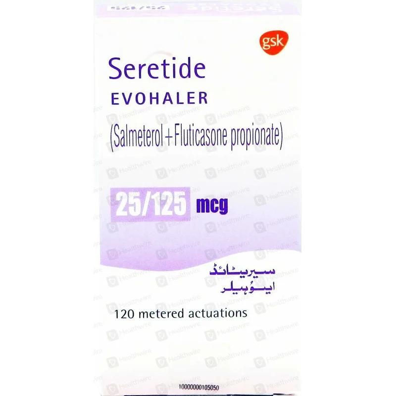 Seretide (25/125Mcg) 120 Actuation, Inhaler