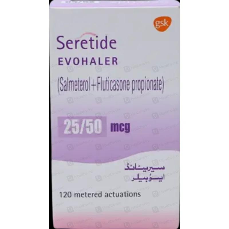 Seretide Evohaler (25/50Mcg) 200 Metered Actuations Inhaler