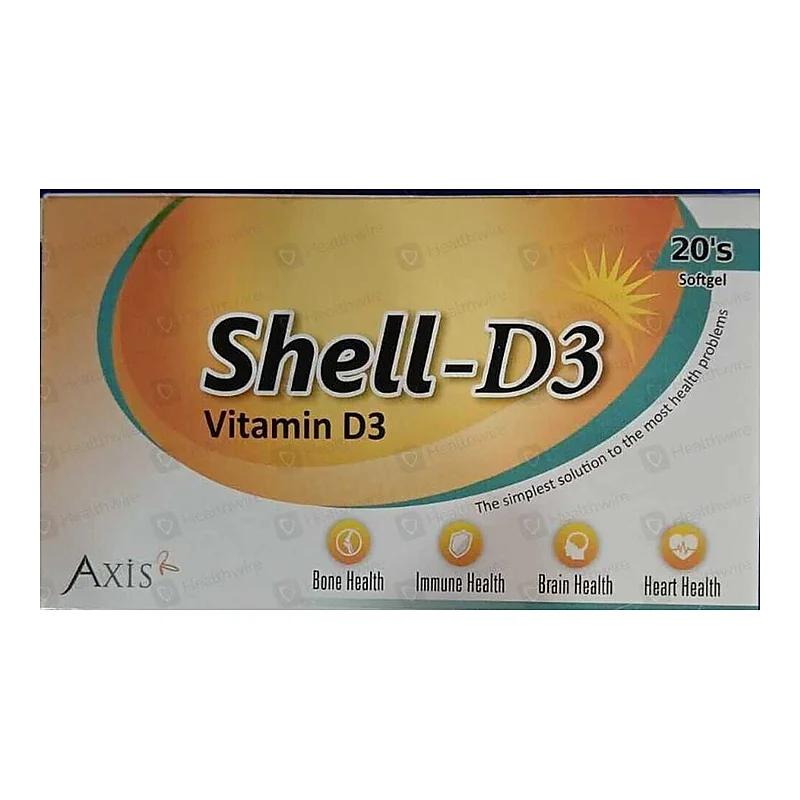 Shell D3 20 Softgels