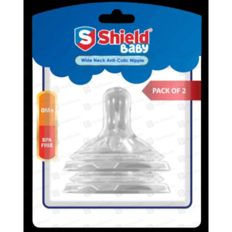 Shield Wide Neck (Anti-Colic) Baby Nipple