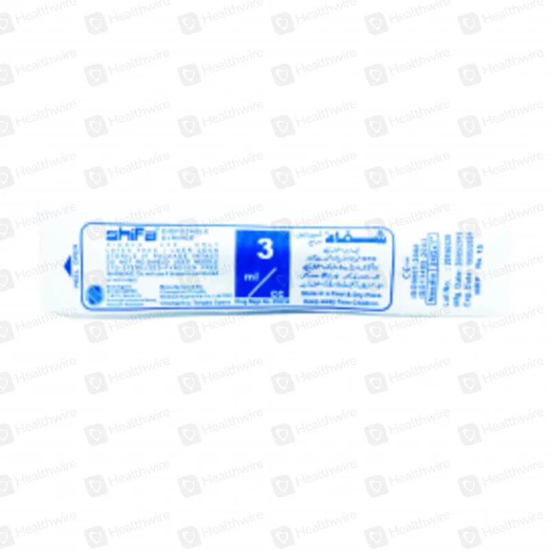 Shifa Syringe (3Cc) 100 Syringes