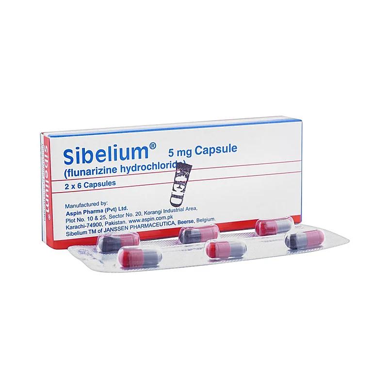 Sibelium (5Mg) 30 Capsules