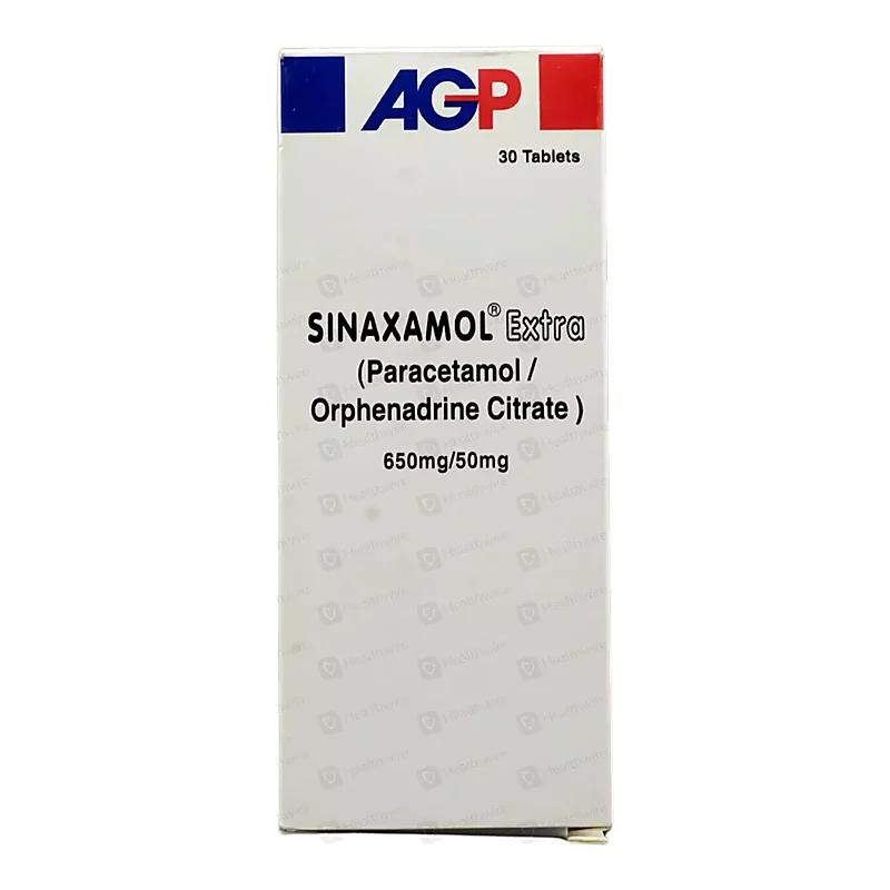 Sinaxamol Extra (650/50Mg) 30 Tablets