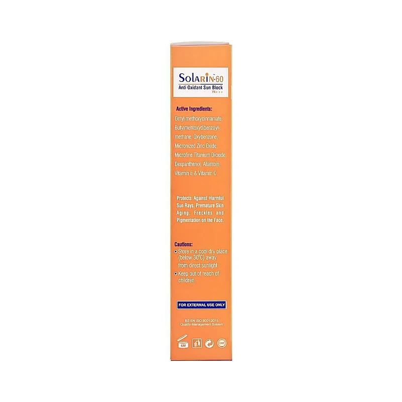 Solarin-60 Sunblock (Spf-60) 30G