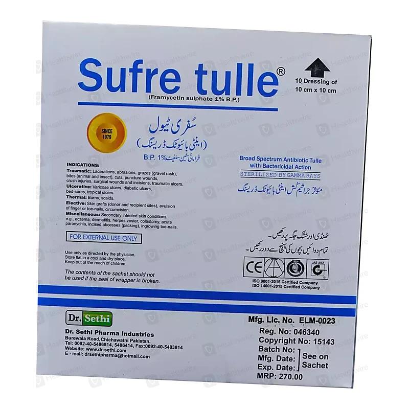Sufre Tulle 10 Dressing