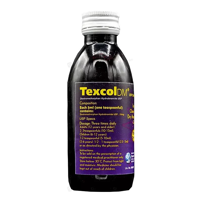 Texcol Dm (10Mg/5Ml) 120Ml Syrup