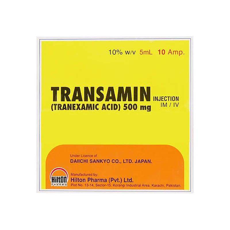 Transamin (500Mg) 5Ml 10 Ampoule Injections