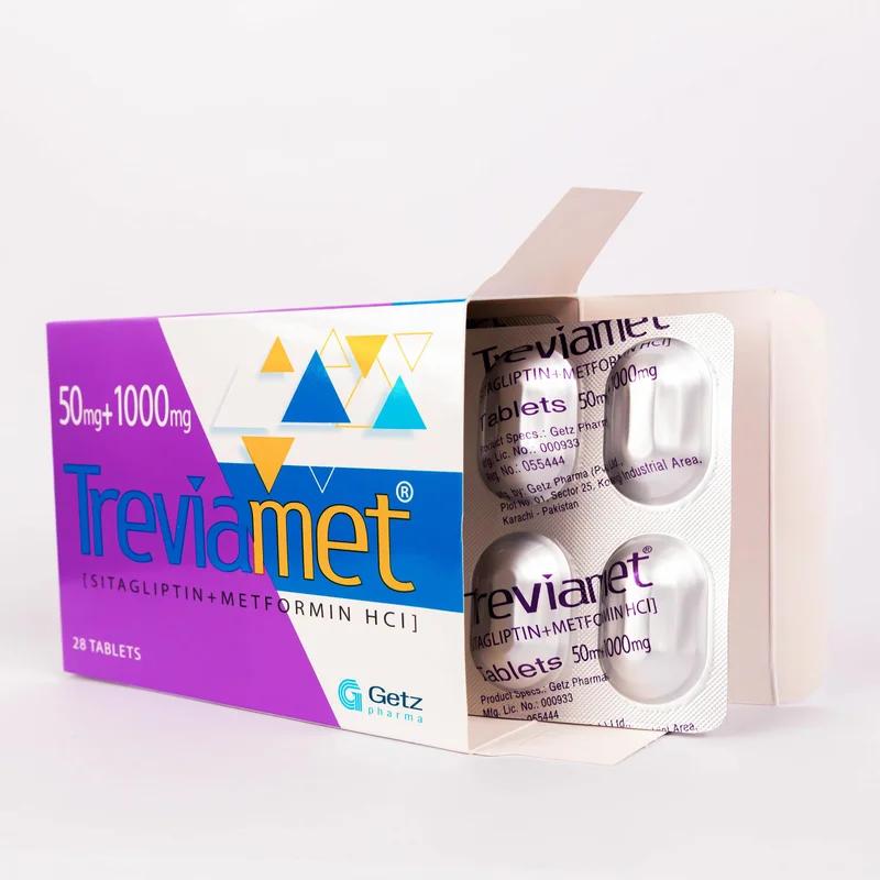 Treviamet (50/1000Mg) 28 Tablets