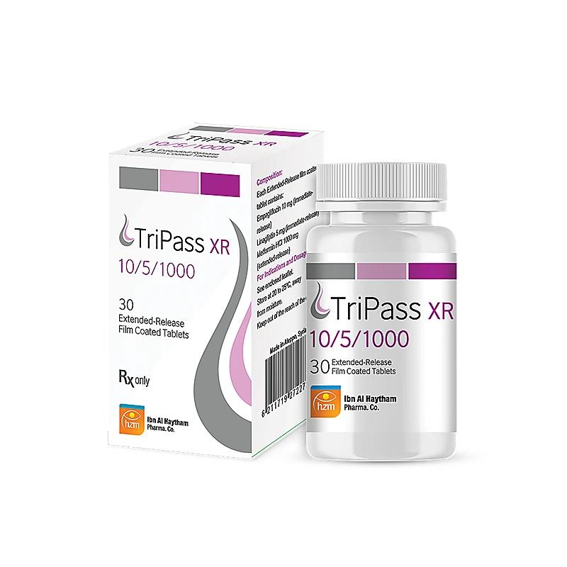 Triphage Xr (10 + 5 + 1000Mg) 14 Tablet