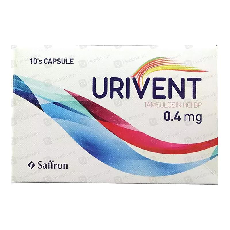 Urivent (0.4Mg) 10 Capsules