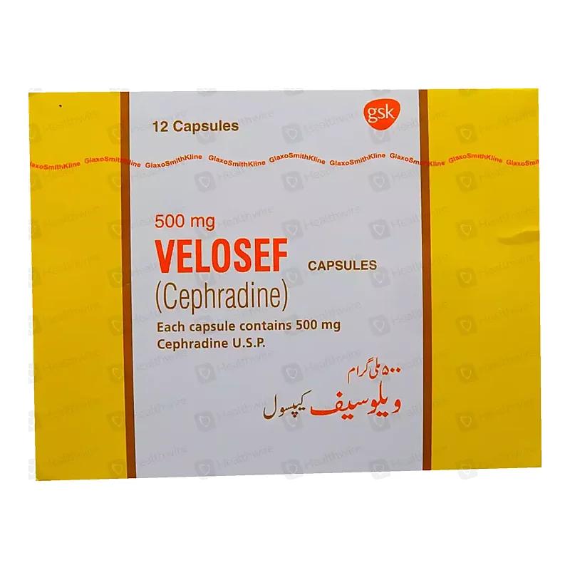 Velosef (500Mg) 12 Capsules