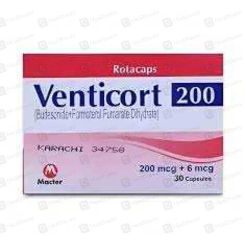 Venticort (200/6Mcg) 30 Capsules