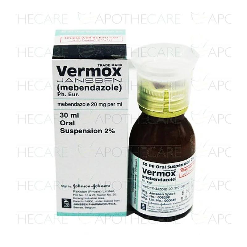 Vermox (100Mg/5Ml) 30Ml Oral Suspension