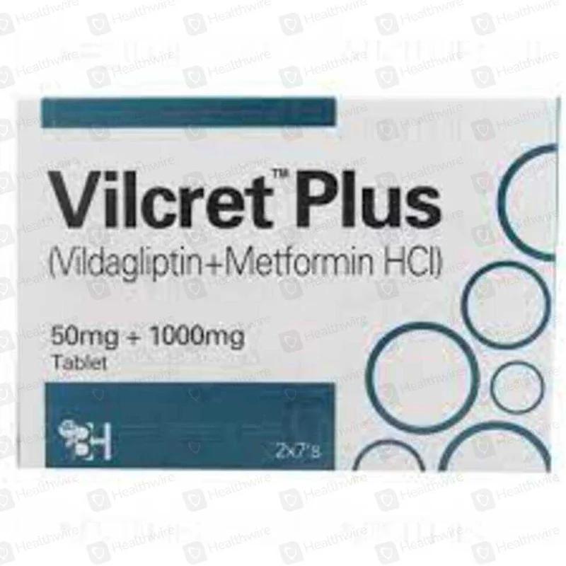Vilcret Plus (50/1000Mg) 14 Tablets