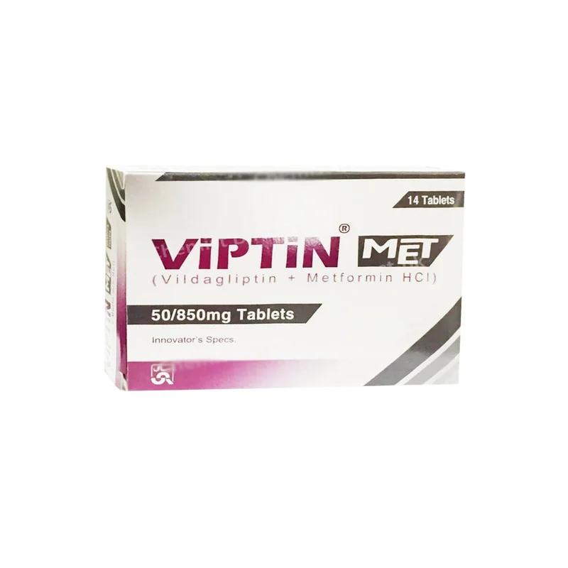 Viptin Met (50/850Mg) 14 Tablets