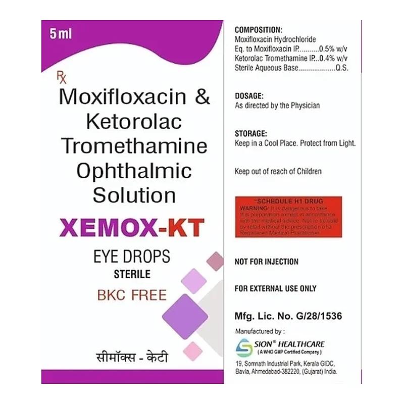 Xemox (0.5/0.5%) 5Ml Eye Drops