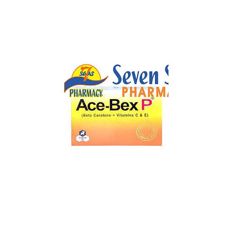 Ace-Bex P 30 Capsules — authentic medicine packaging