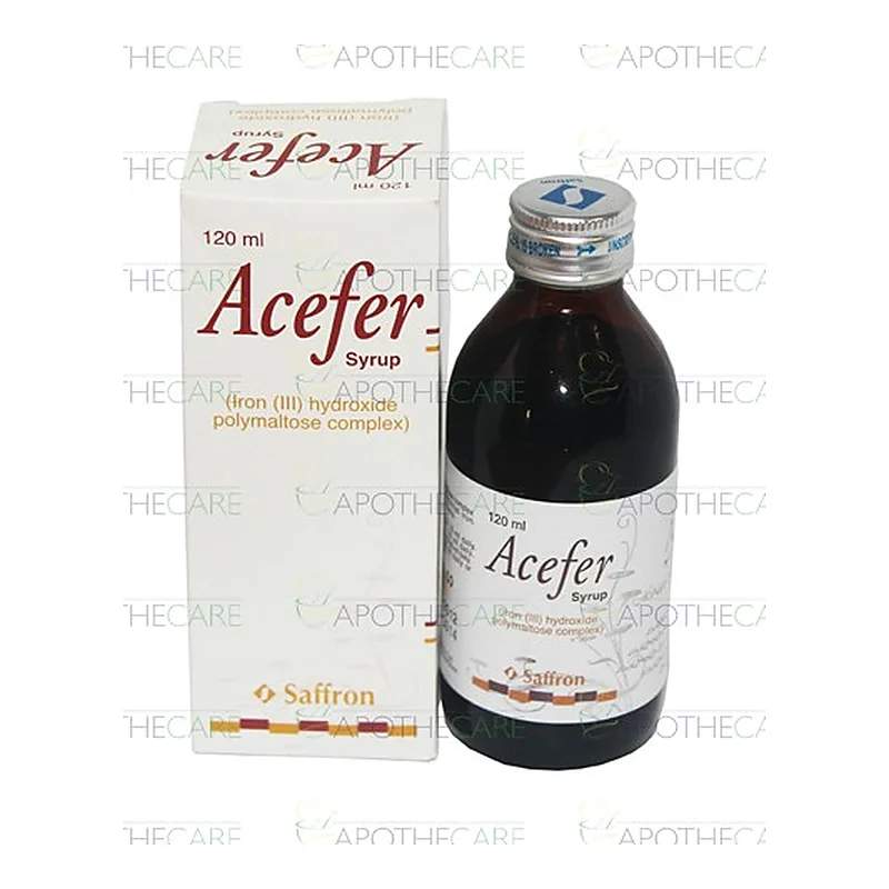 Acefer (50Mg/5Ml) 120Ml Syrup — authentic medicine packaging