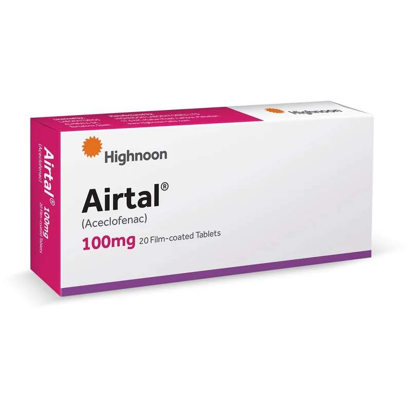 Airtal (100Mg) 20 Tablets — authentic medicine packaging