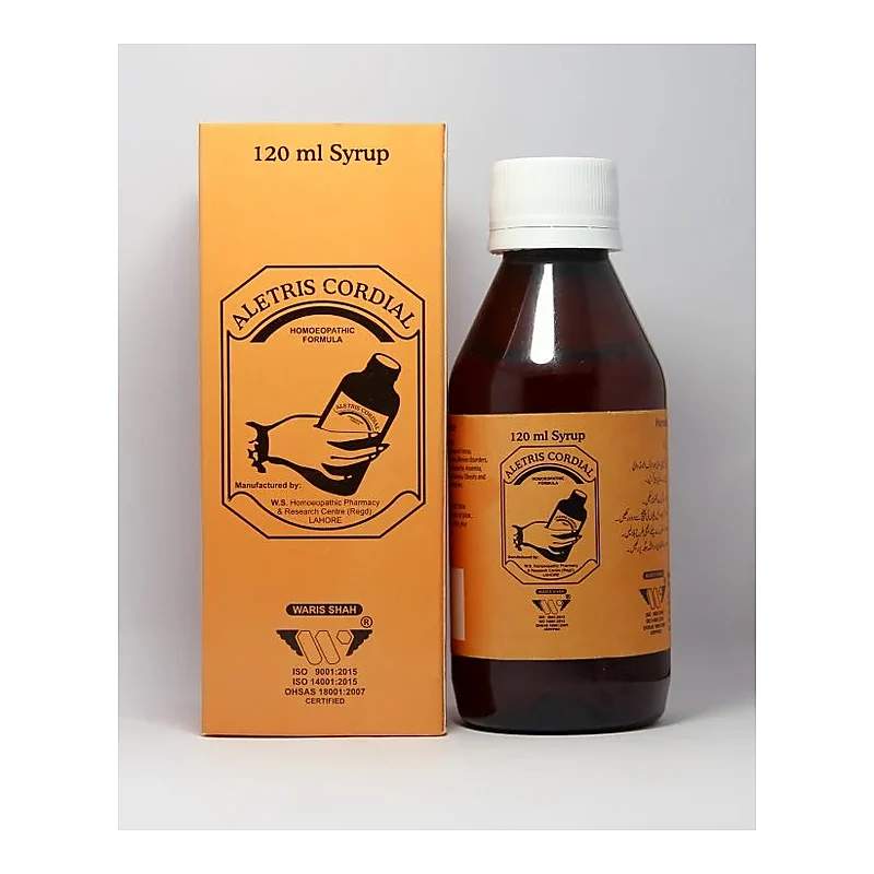 Aletris Cordial (240Ml) Syrup — authentic medicine packaging