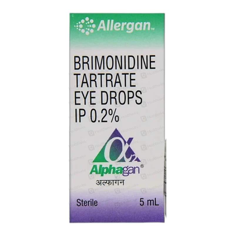 Alphagan (0.2%) 5Ml Eye Drops — authentic medicine packaging