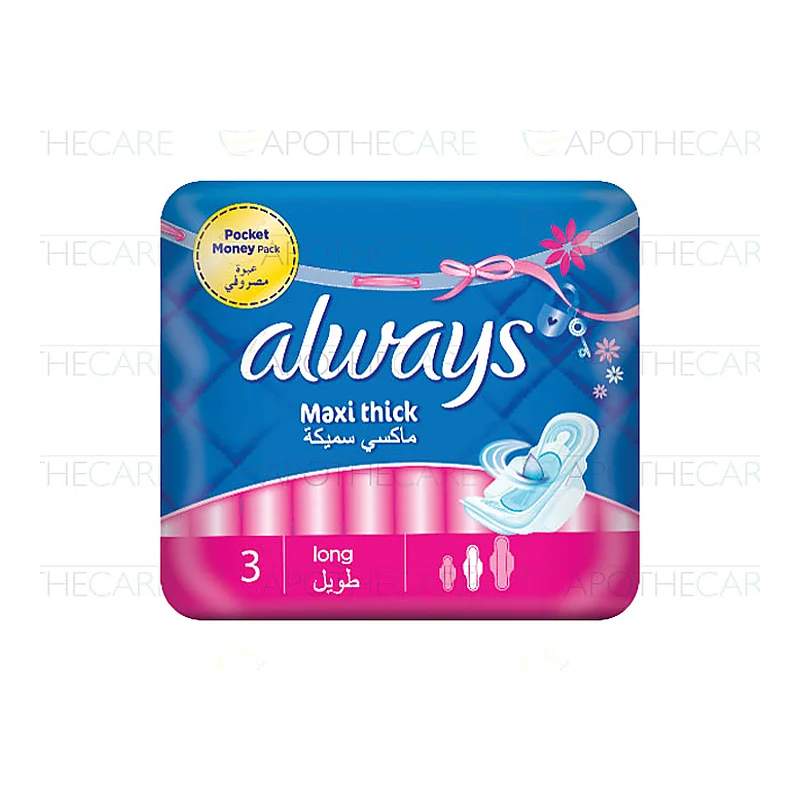 Always Maxi Thick 8+2 Pads — authentic medicine packaging