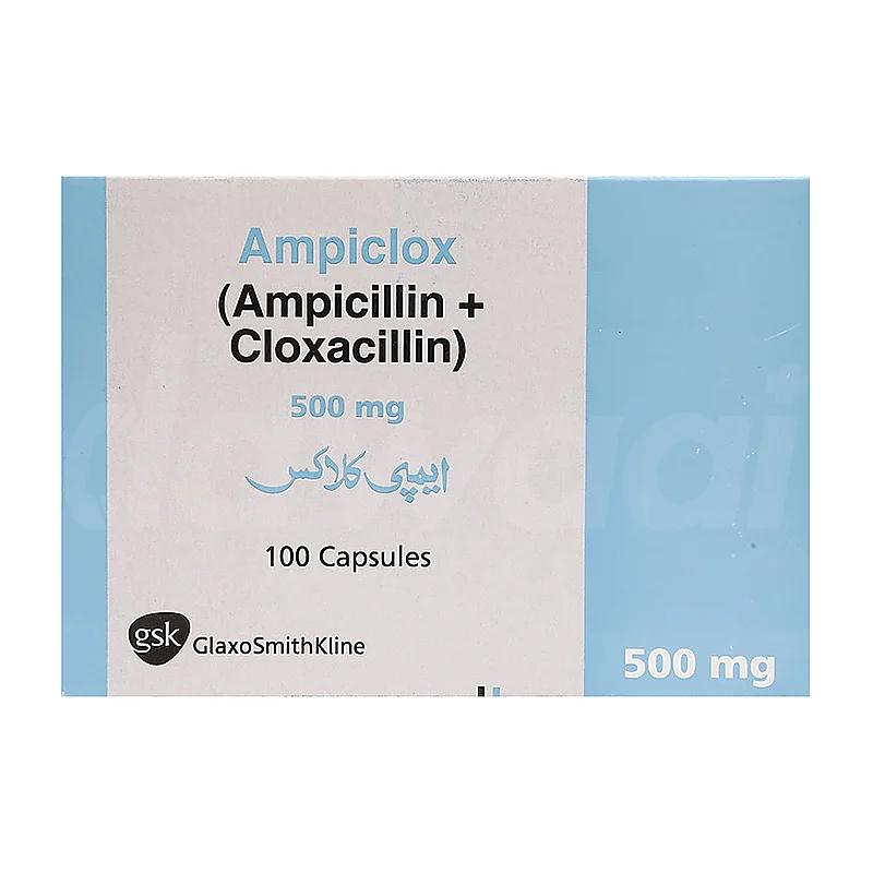 Ampiclox (500Mg) 100 Capsules
