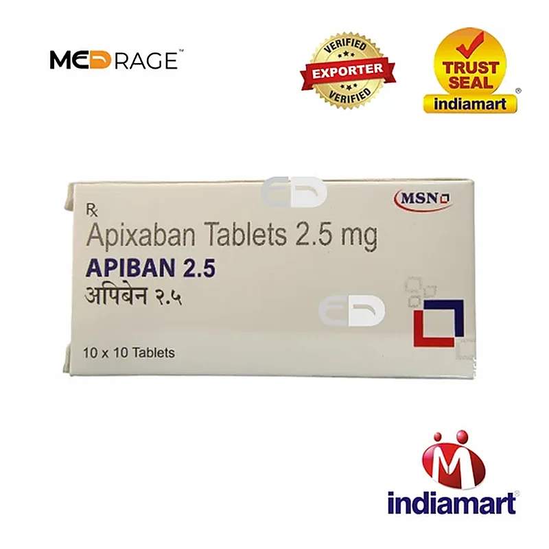 Apiban (5Mg) 30 Tablets — authentic medicine packaging