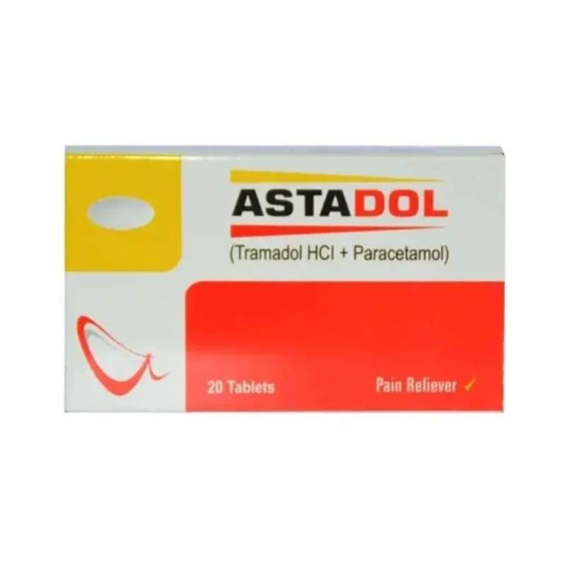 Astadol (37.5/325Mg) 20 Tablets — authentic medicine packaging