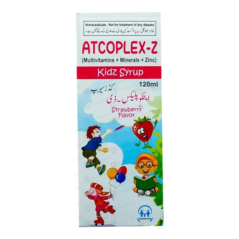 Atcoplex-Z (120Ml) Syrup — authentic medicine packaging