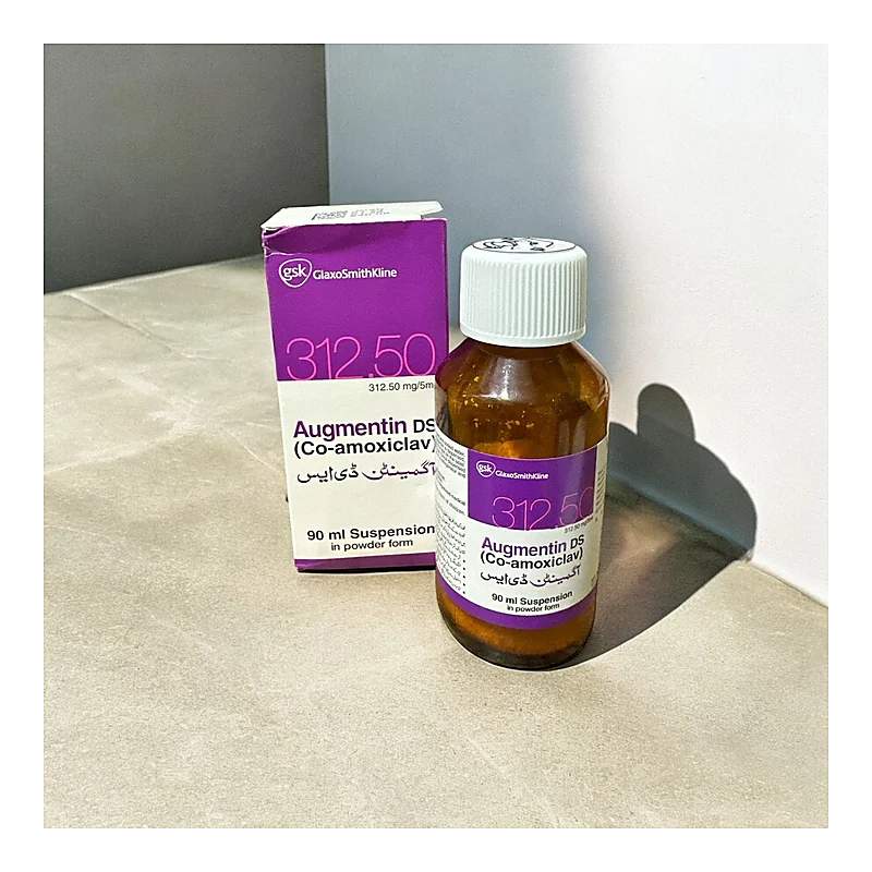 Augmentin Ds (312.50Mg/5Ml) 90Ml Suspension — authentic medicine packaging