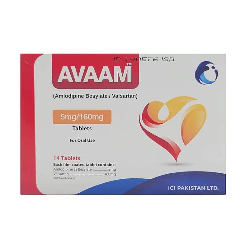 Avaam (10Mg/160Mg) 14 Tablets — authentic medicine packaging
