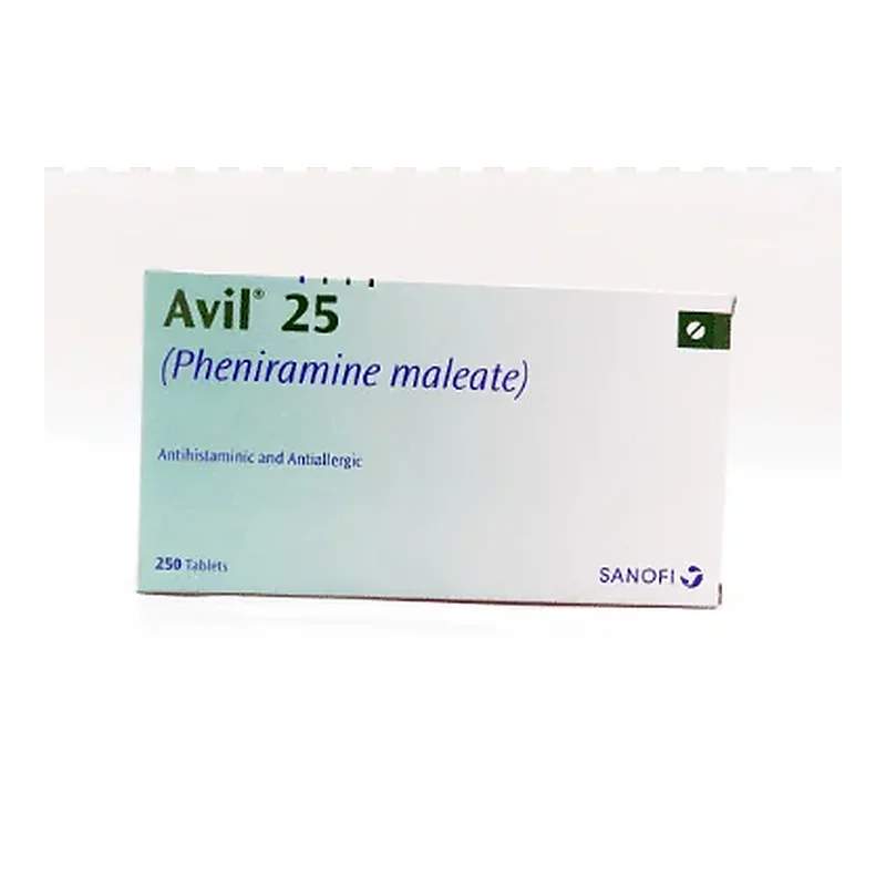 Avil (25Mg) 250 Tablets — authentic medicine packaging