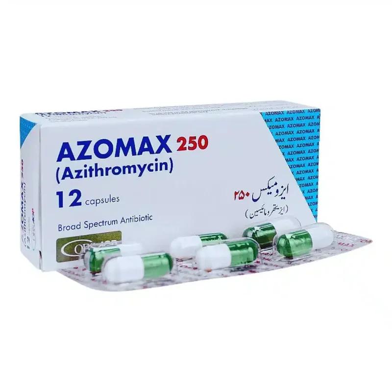 Azomax (250Mg) 12 Capsules