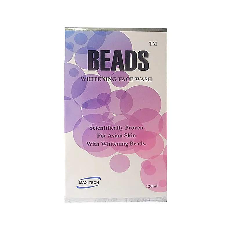 Beads Whitening (120Ml) Face Wash — authentic medicine packaging