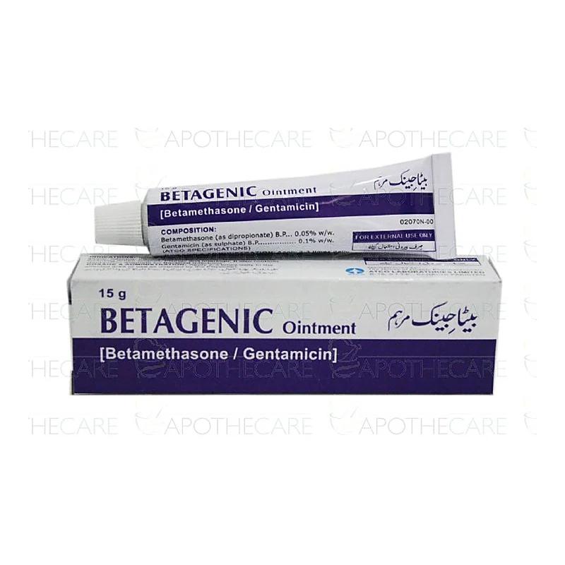 Betagenic (0.05/0.1%) 15G Ointment
