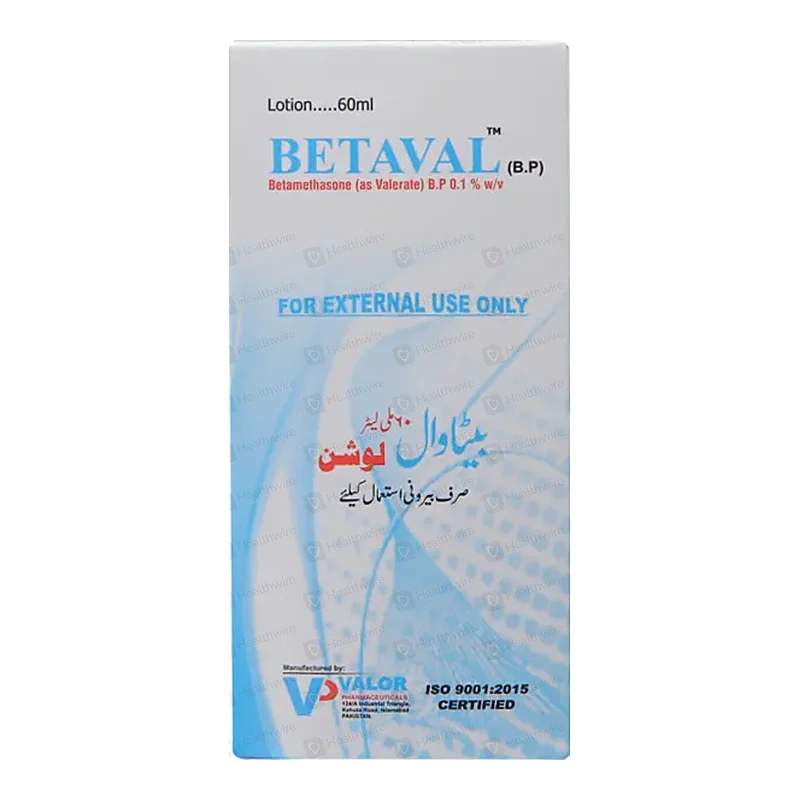 Betaval (1%) 60Ml Lotion — authentic medicine packaging