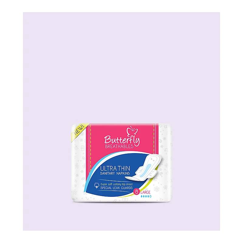 Butterfly Breathable (Xl) 8 Pads — authentic medicine packaging