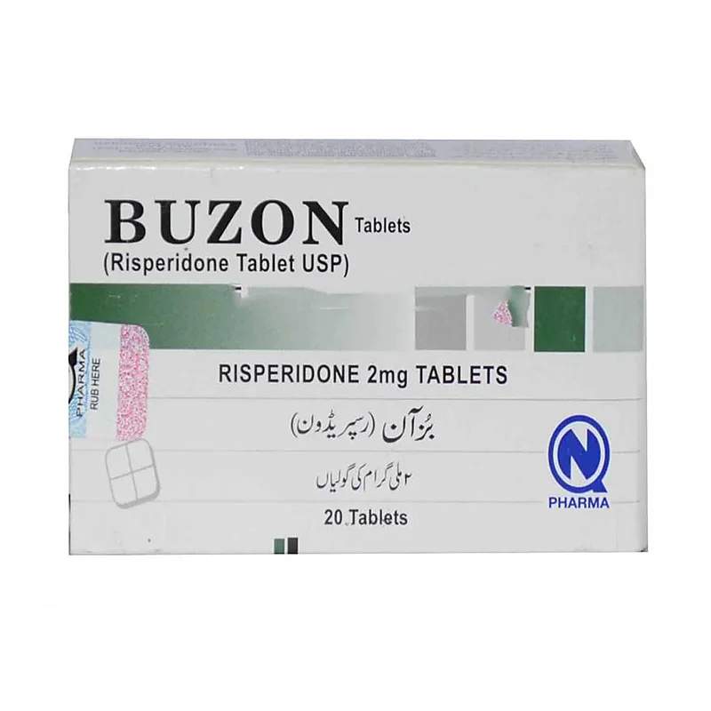 Buzon (2Mg) 20 Tablets — authentic medicine packaging