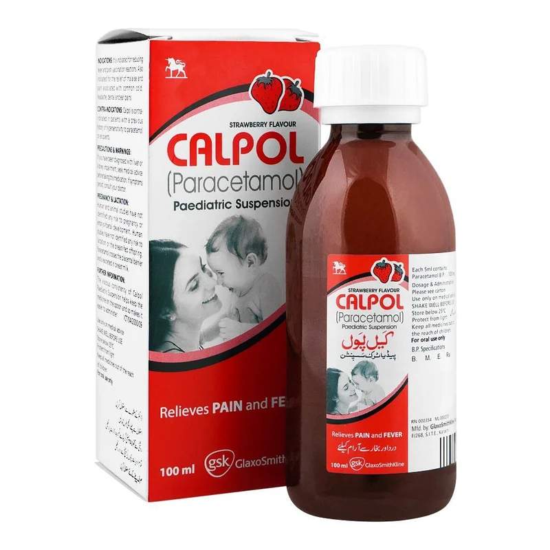 Calpol (120Mg/5Ml) 100Ml Paediatric Suspension — authentic medicine packaging