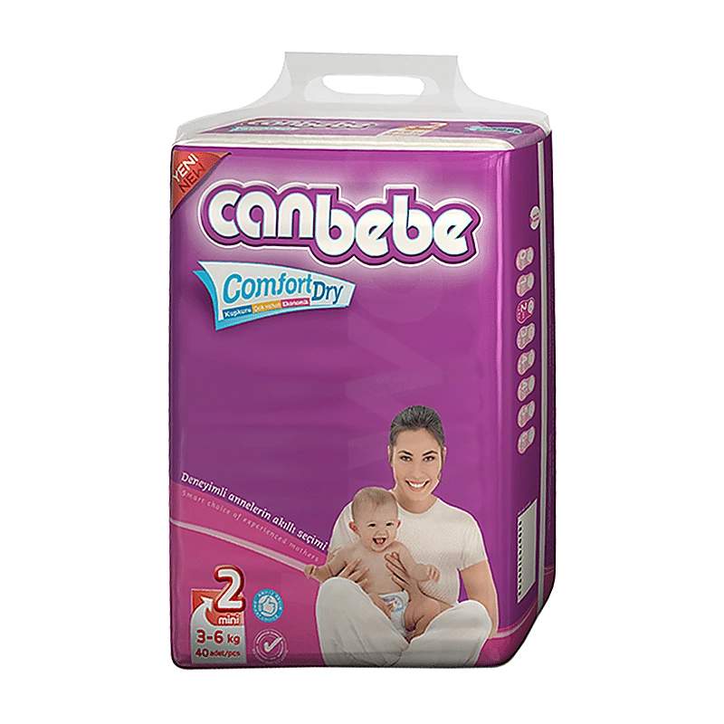 Canbebe 3 (Midi) 36 Baby Diapers — authentic medicine packaging