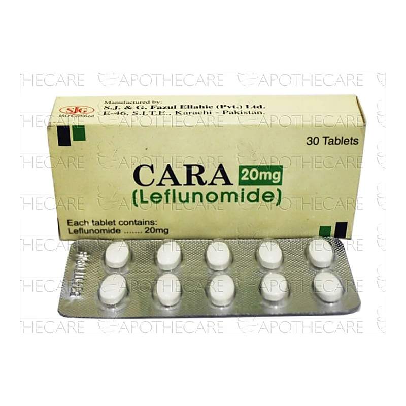 Cara (20Mg) 30 Tablets — authentic medicine packaging