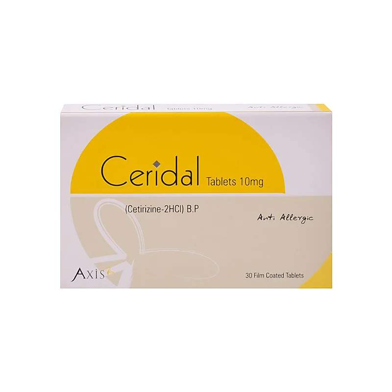 Ceridal (10Mg) 100 Tablets — authentic medicine packaging