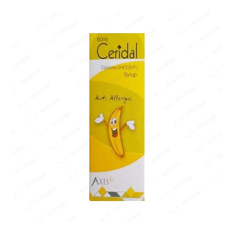 Ceridal (60Ml) Syrup — authentic medicine packaging