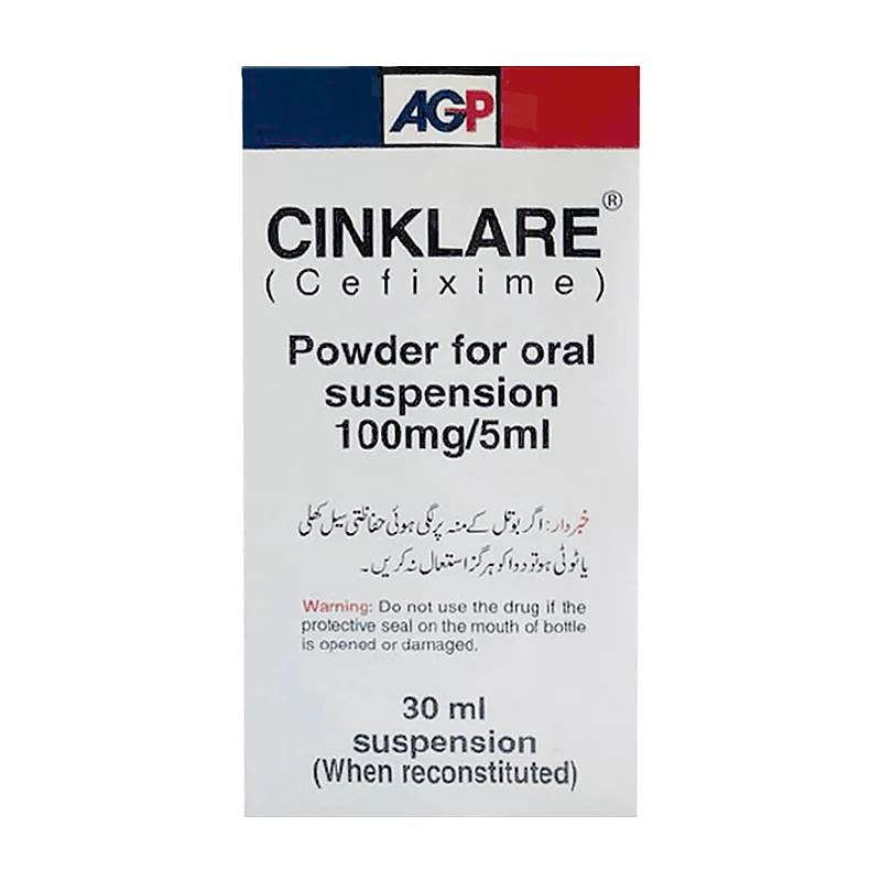 Cinklare (100Mg/5Ml) 30Ml Suspension — authentic medicine packaging