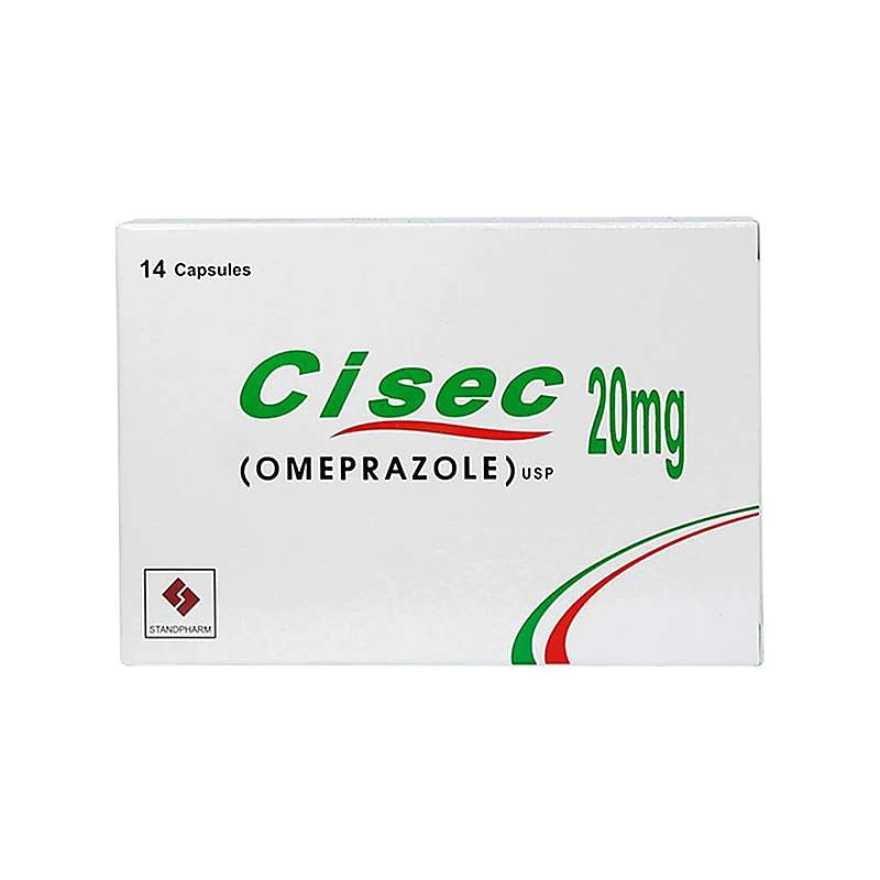 Cisec (20Mg) 14 Capsule — authentic medicine packaging