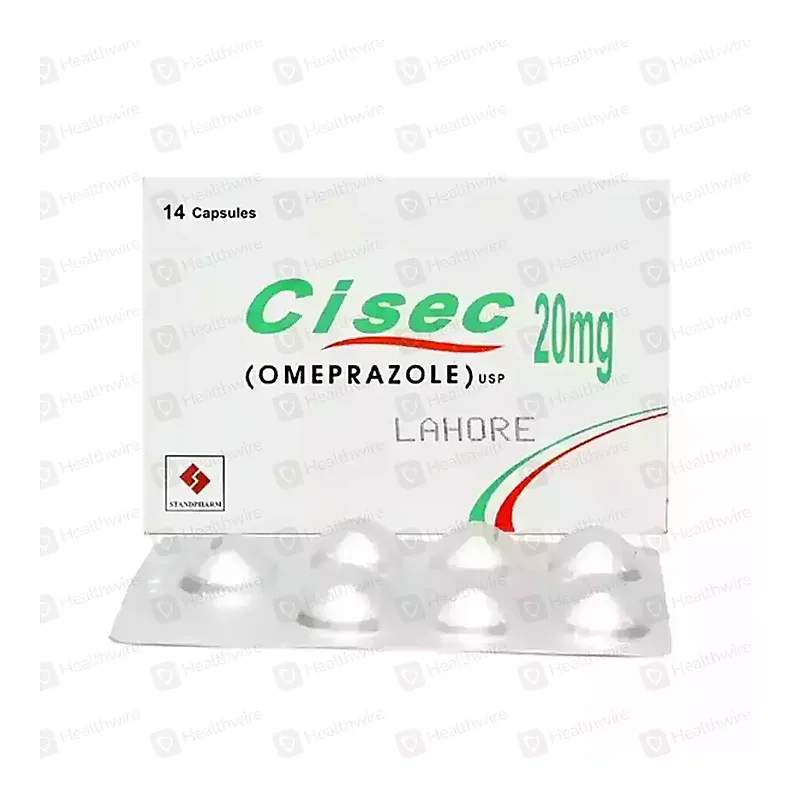 Cisec (40mg) 14 Capsules — authentic medicine packaging