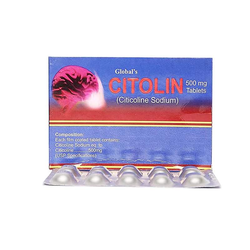 Citolin (500Mg) 12 Tablets — authentic medicine packaging