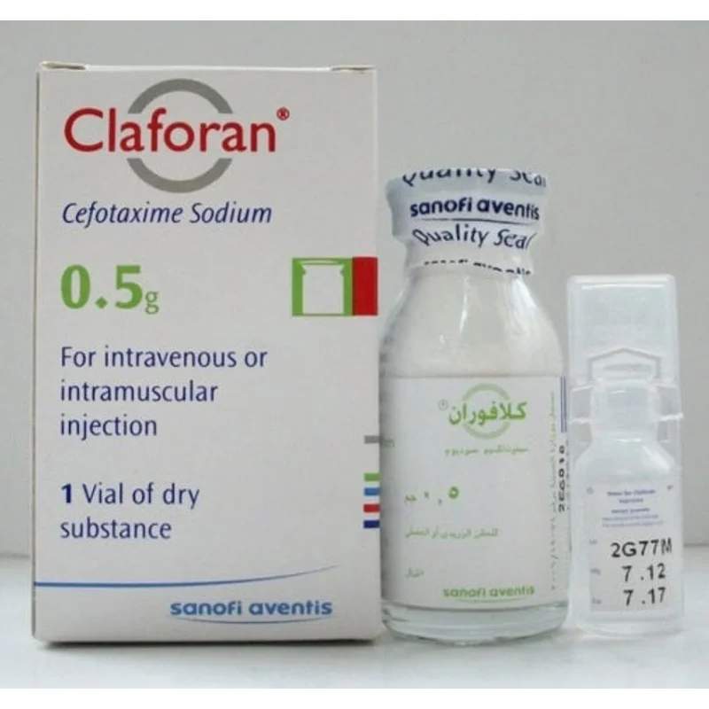 Claforan (0.5G) 2Ml, 1 Vial Injection — authentic medicine packaging