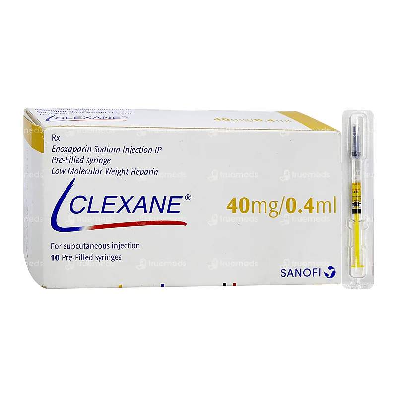 Clexane (60Mg/0.6Ml) 2 Pre-Filled Syringes — authentic medicine packaging